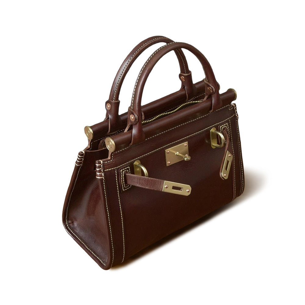 Women's Italian Full-Grain Leather Handbag Crossbody