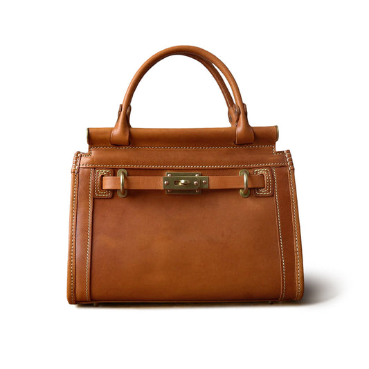Women's Italian Full-Grain Leather Handbag Crossbody