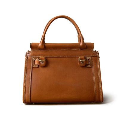 Women's Italian Full-Grain Leather Handbag Crossbody