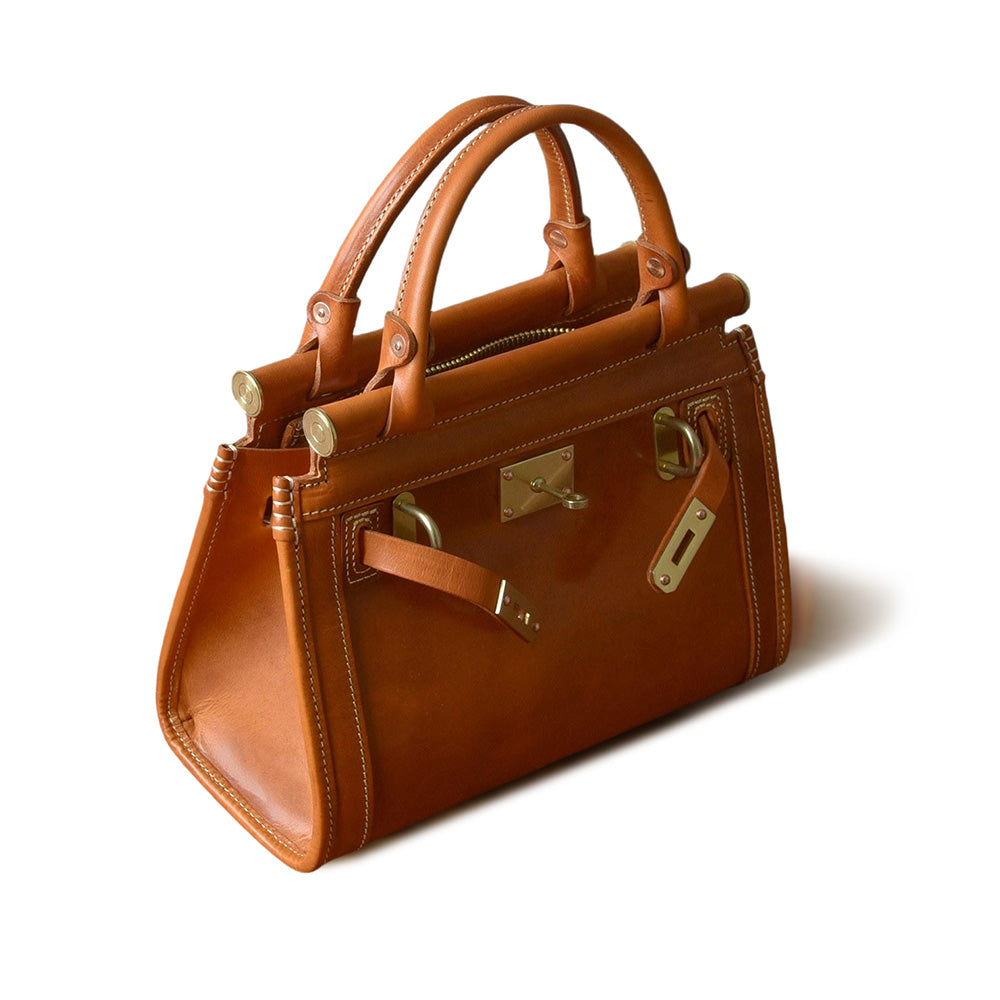 Women's Italian Full-Grain Leather Handbag Crossbody