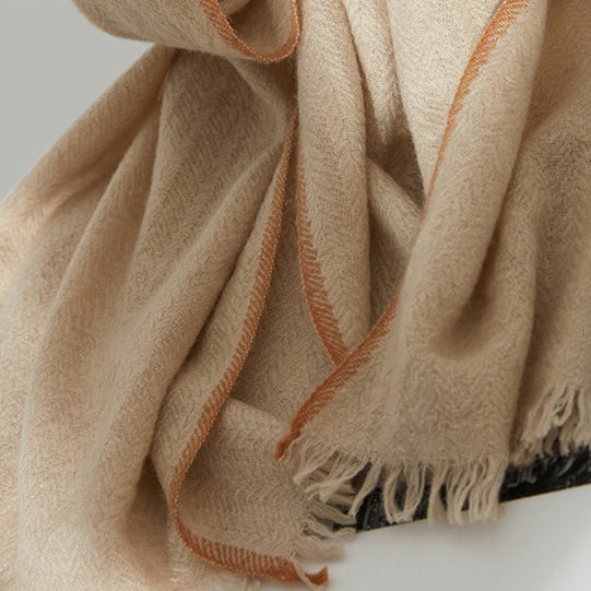 Women’s Luxury Herringbone Cashmere Winter Scarf Shawl 74.8in