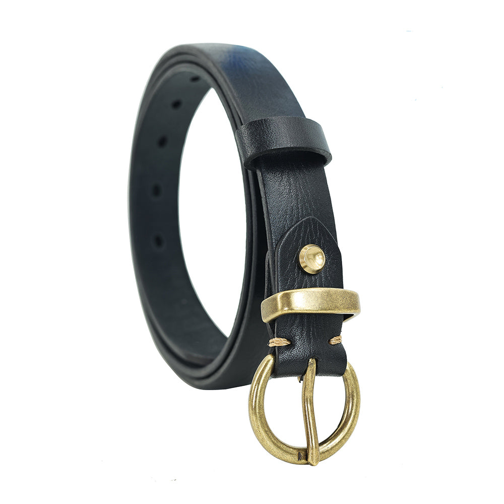 Women's Handmade Italian Vegetable-Tanned Leather Belt