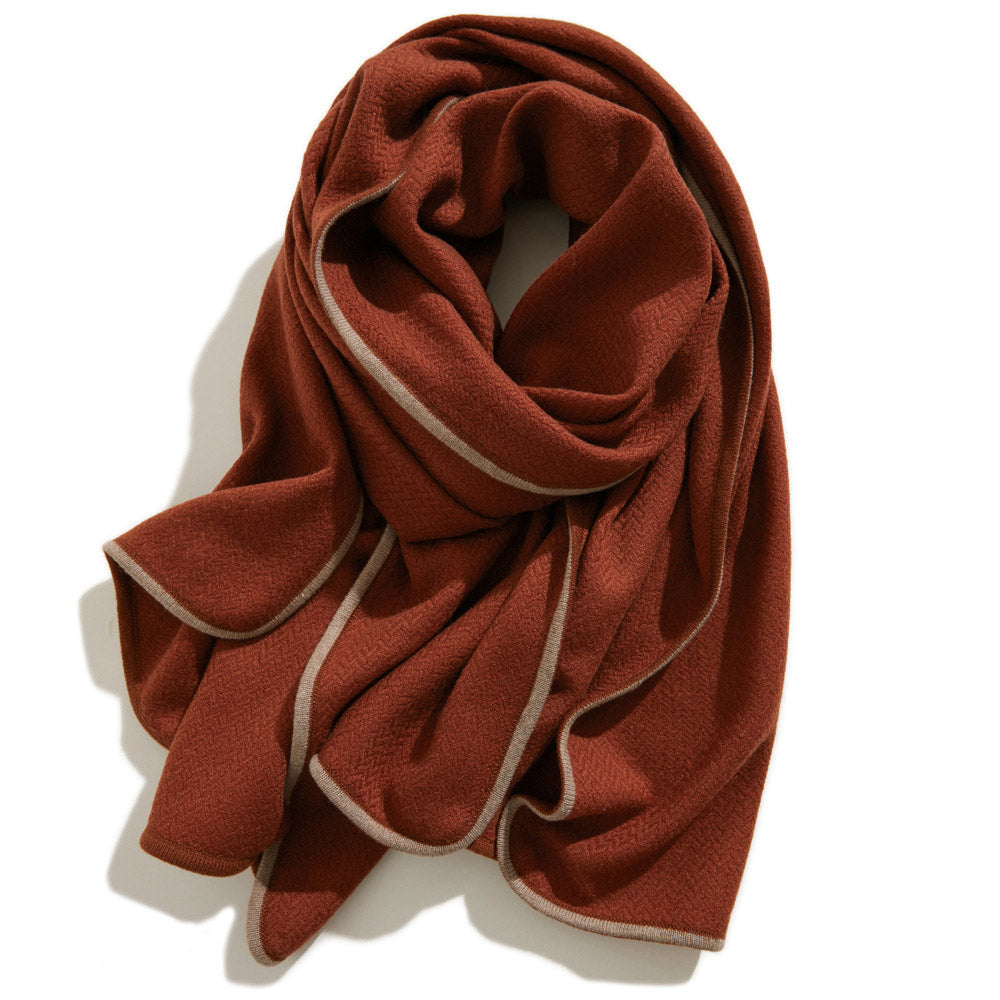 Women’s Quiet Luxury Premium Pure Cashmere Scarf Shawl 70.9in