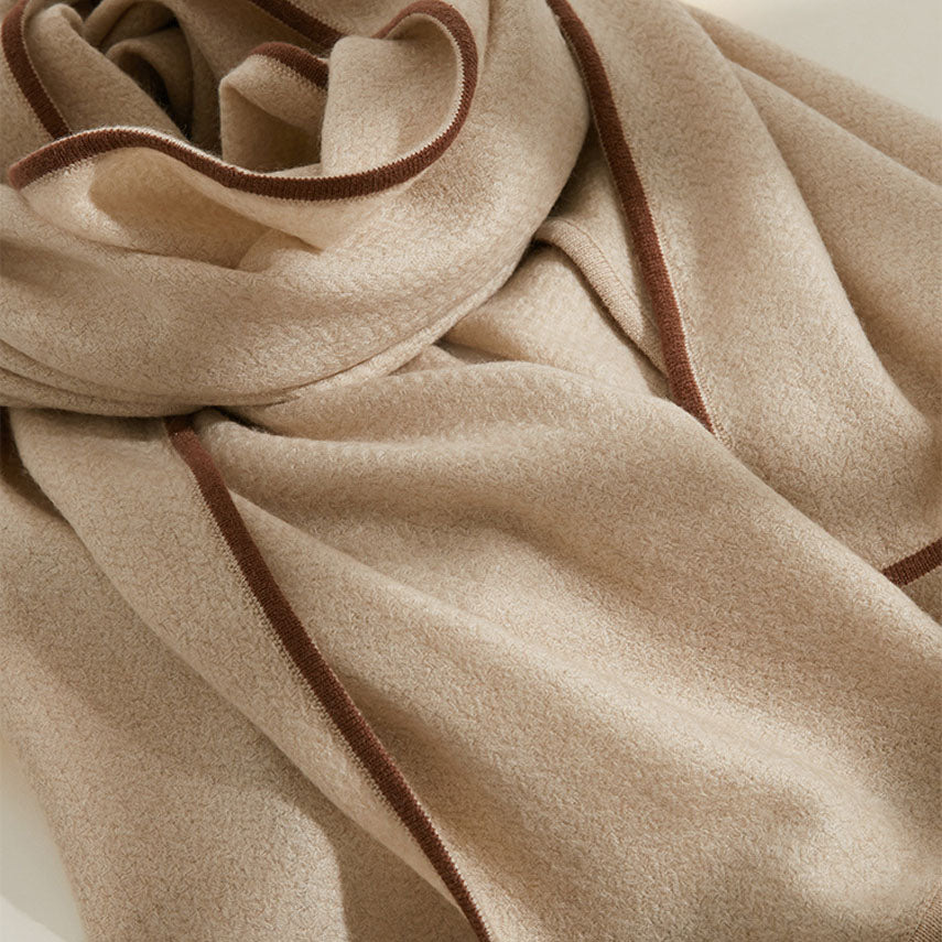 Women’s Quiet Luxury Premium Pure Cashmere Scarf Shawl 70.9in