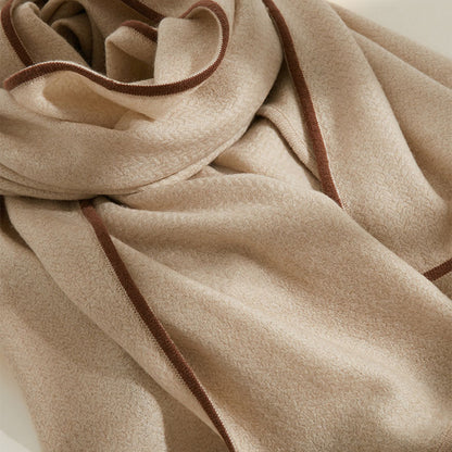 Women’s Quiet Luxury Premium Pure Cashmere Scarf Shawl 70.9in