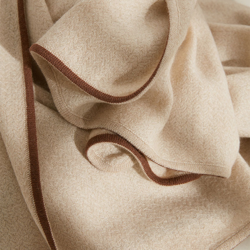 Women’s Quiet Luxury Premium Pure Cashmere Scarf Shawl 70.9in