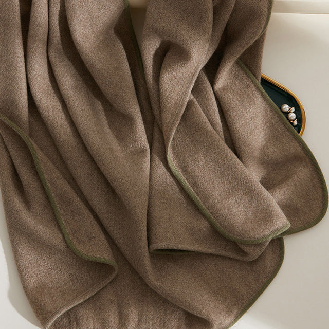 Women’s Quiet Luxury Premium Pure Cashmere Scarf Shawl 70.9in