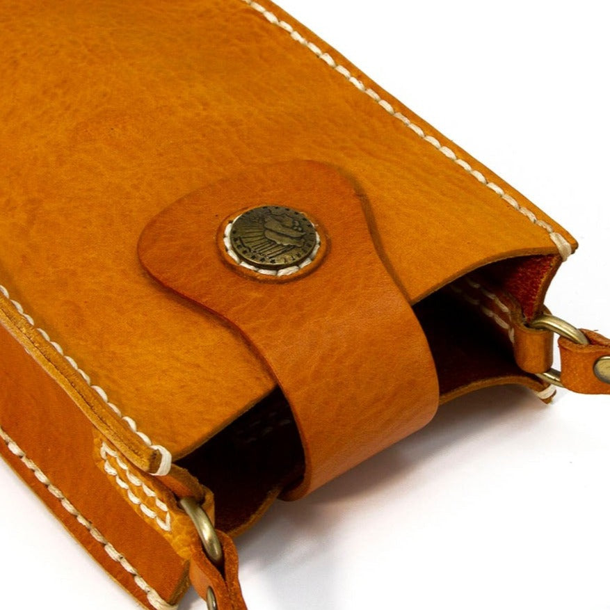 High Quality Leather,Hand Sewn Vintage Cross-Bag Pouch-i7bags