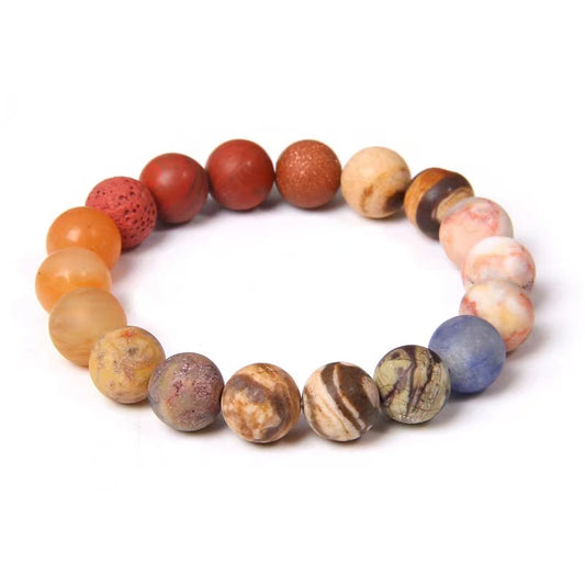 Venus Lucky Stone Charm Bracelets,Astrology Lucky Charm,Natural Stone Planets-i7bags-1
